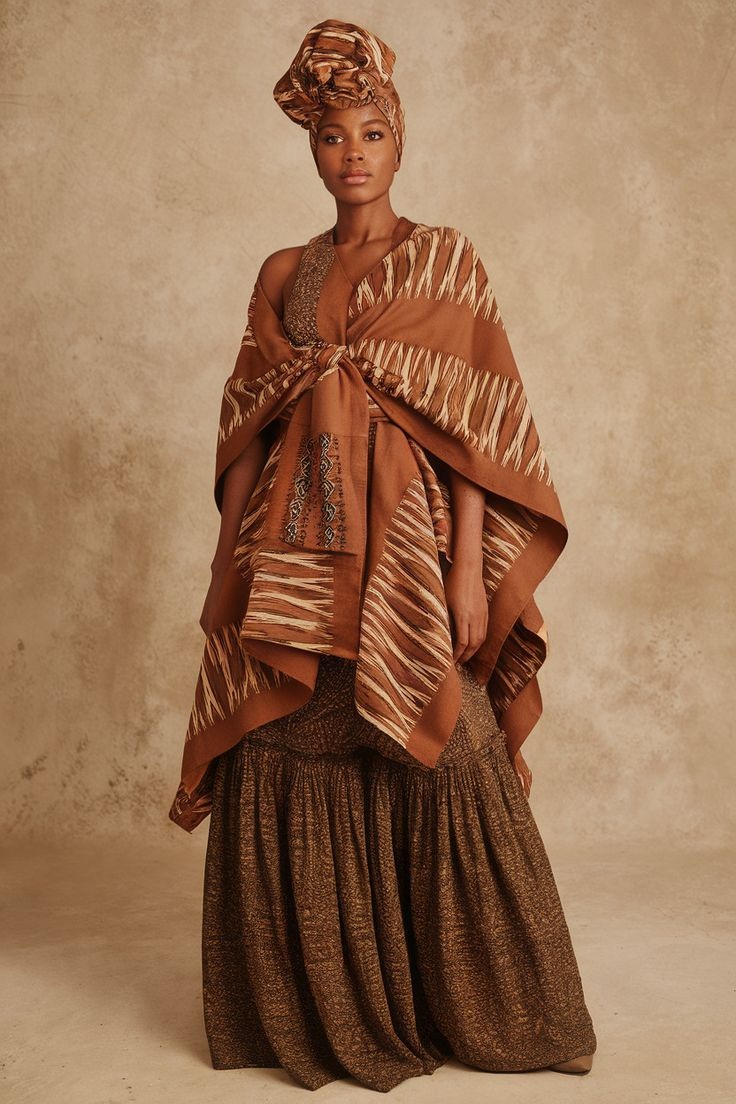 Earth-tone vintage styles shine in Afrocentric… Earth-tone vintage styles shine in Afrocentric…